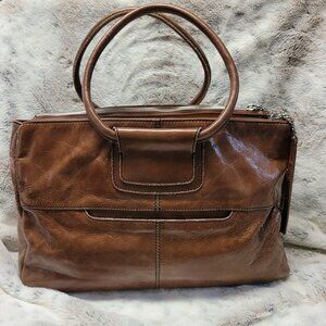 ***SOLD*** HOBO INTERNATIONAL "SALINA" LEATHER BAG - BROWN/TAN